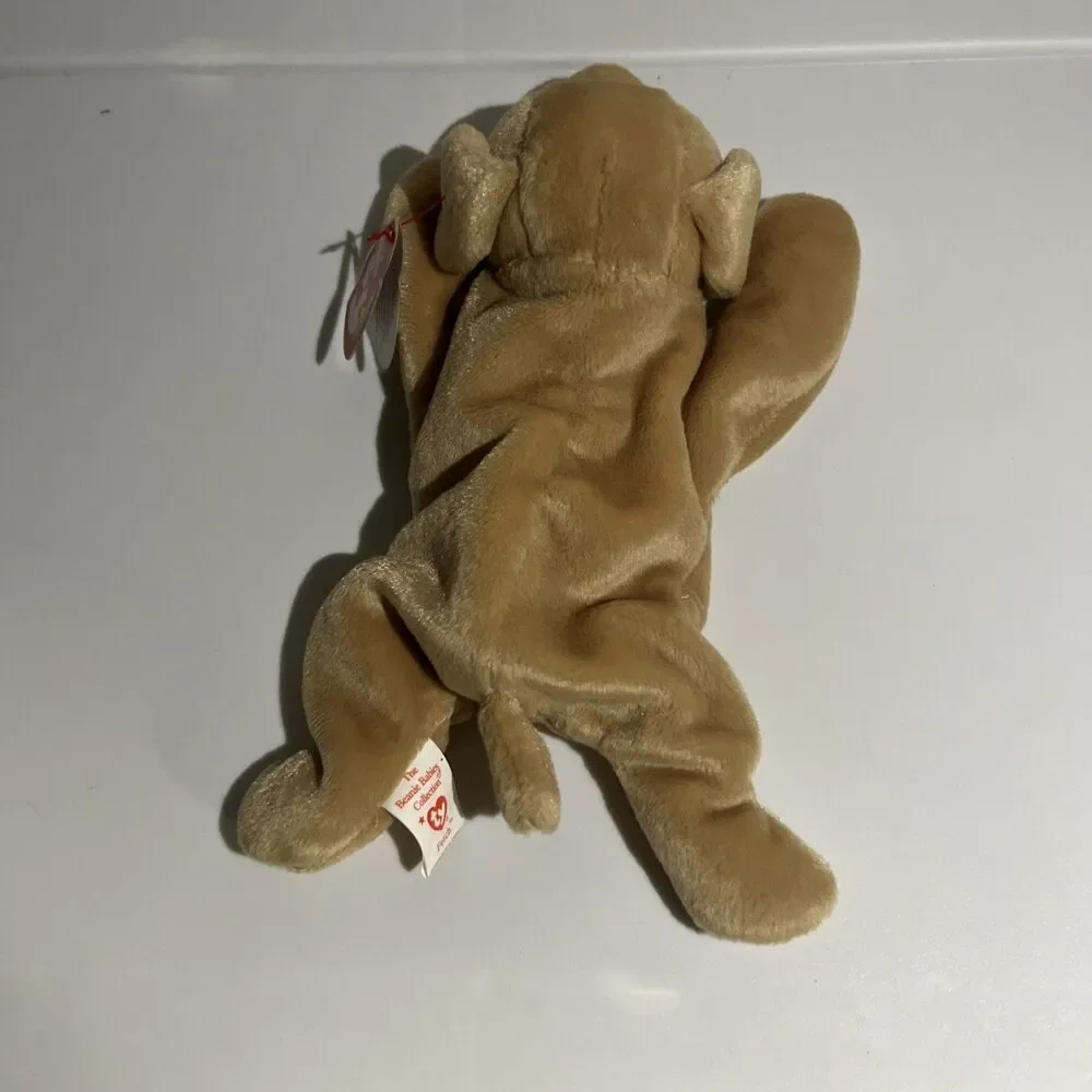 Beanie Baby Fetch The Dog 97/98 Several Tag Errors Ty Collectible Plush Toy